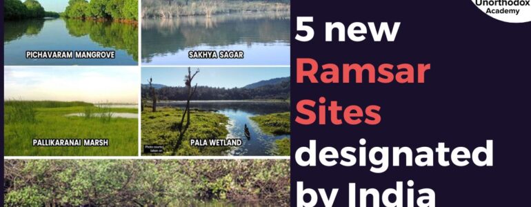 5 new Ramsar Sites designated by India