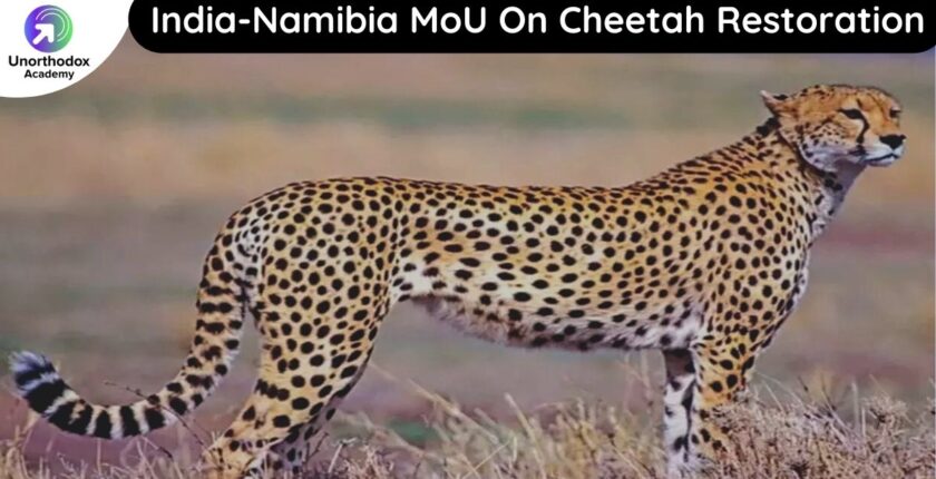 India-Namibia MoU On Cheetah Restoration