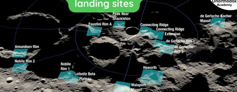 Artemis III Mission - NASA unveils Moon landing sites