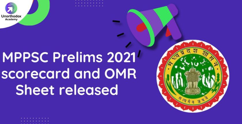 MPPSC prelims scorecard 2021 released at mppsc.mp.gov.in