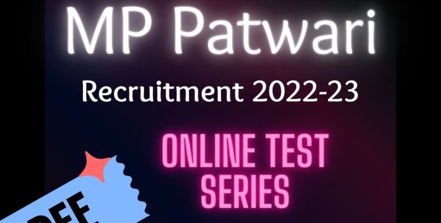 MP Patwari Recruitment 2022-23 mock tests