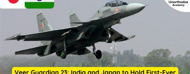 Veer Guardian 23 India and Japan to Hold First-Ever Air Combat Exercise