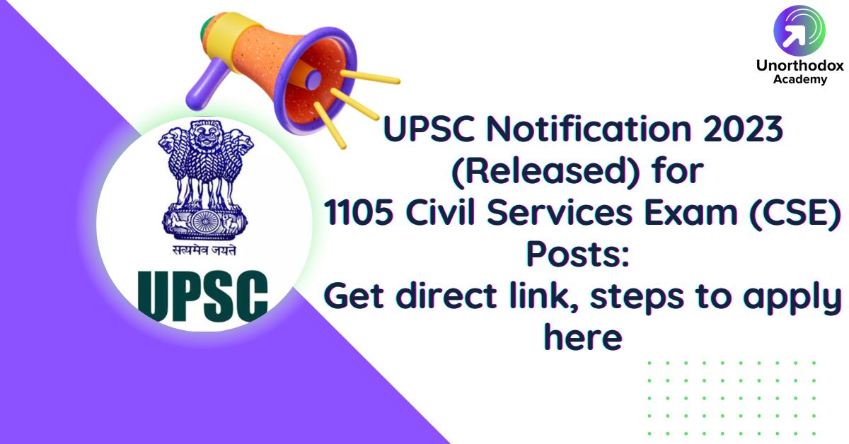 UPSC Vacancy Details For 2023 - Unorthodox Academy