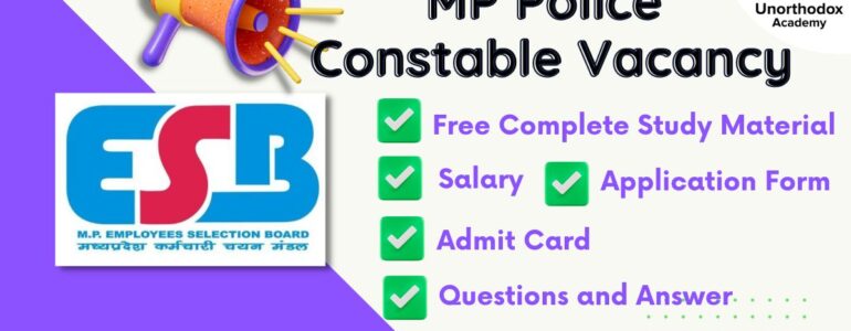 MP Police Constable Vacancy 2023: 7411 Vacancy in Madhya Pradesh (MP) Police
